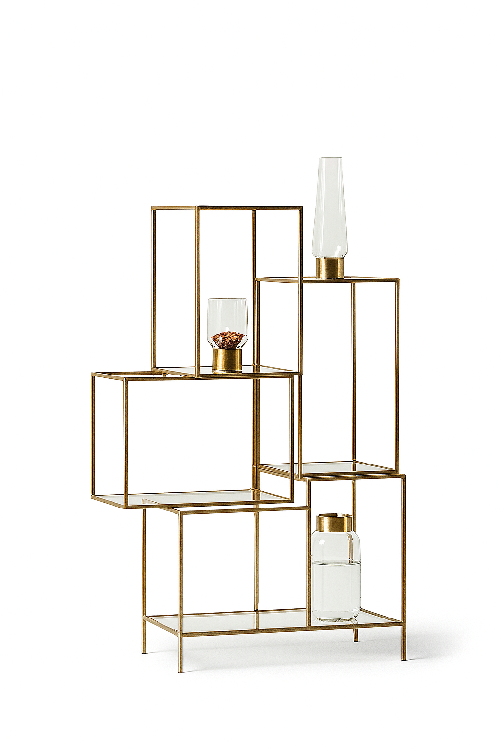 Display Unit Steel Glass