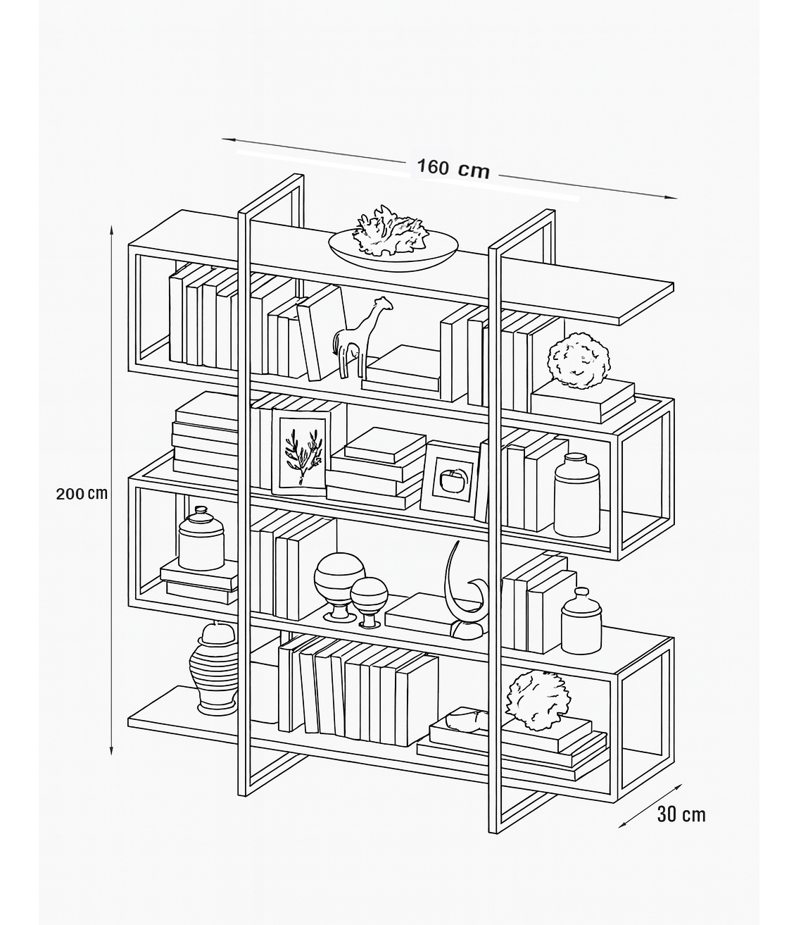 Display Unit Steel Glass
