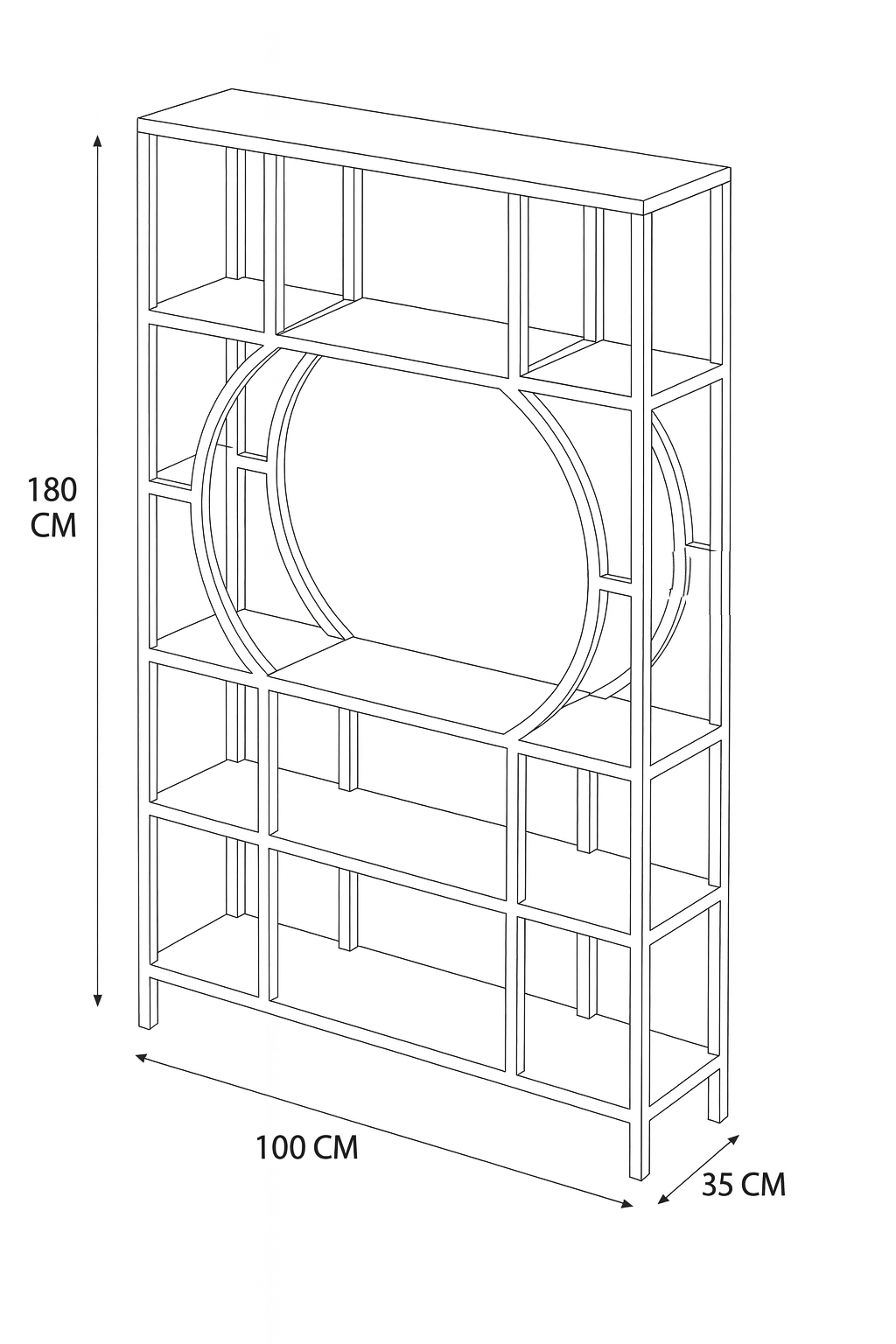 Display Unit Steel MDF