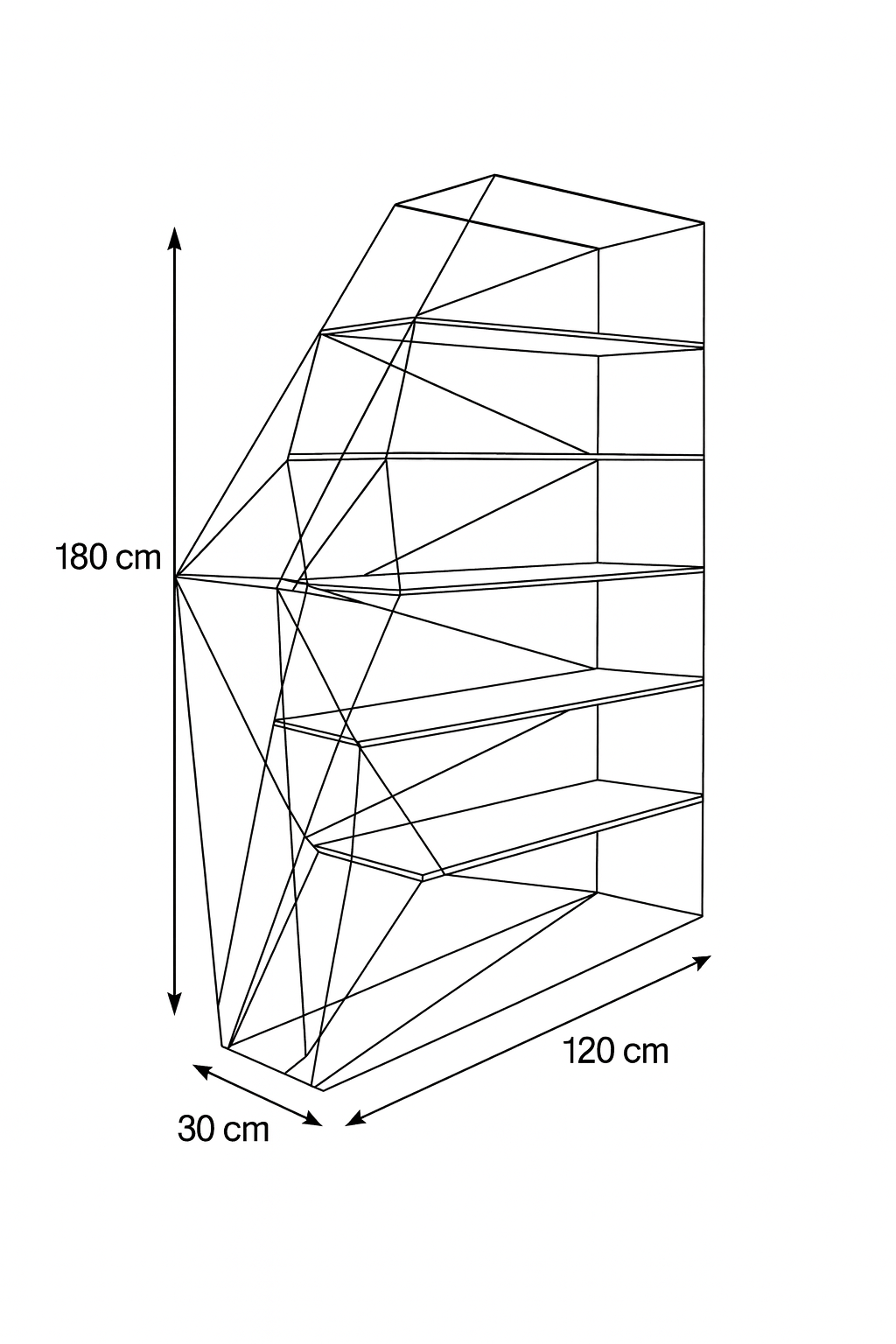 Display Unit Steel MDF
