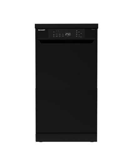 SHARP Dishwasher 10 Persons 6 Programmes Black QW-V610-BK