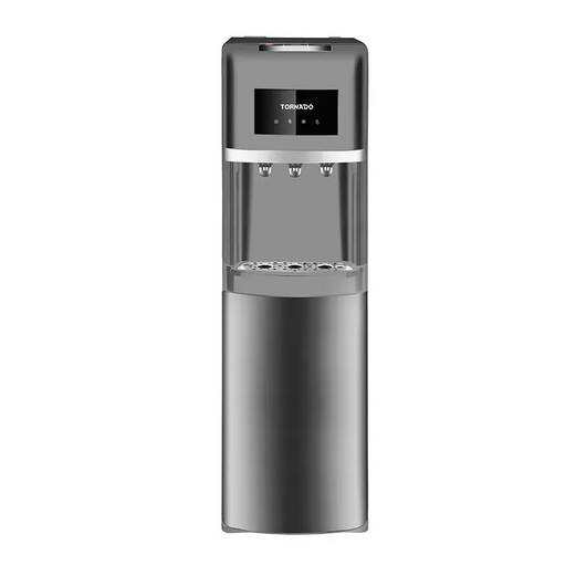 TORNADO Water Dispenser With 3 Faucets and Bottom Bottle Silver WDM-H40ADE-S