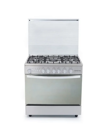 White Point Gas Cooker Gas 60*90 cm 5 Burners Stainless WPGC9060XCHSA