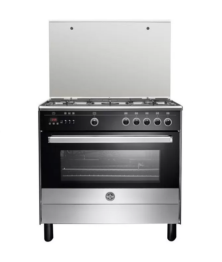 La Germania Freestanding Cooker 90 x 60 cm 5 Gas Burners with Fan 9M10G4A1X4AWW