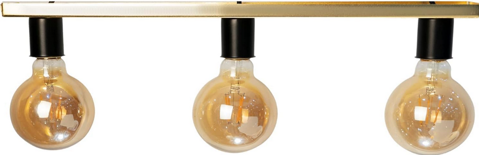 مصباح سقف - معدن - ذهبي - 60x60x120