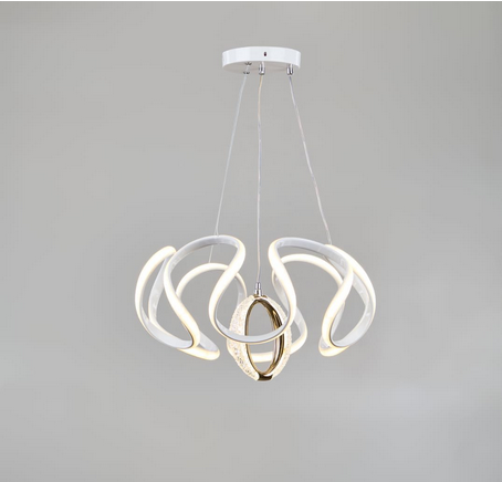 مصباح سقف - معدن - أبيض - ٥٠ × ٥٠ × ١٥ سم