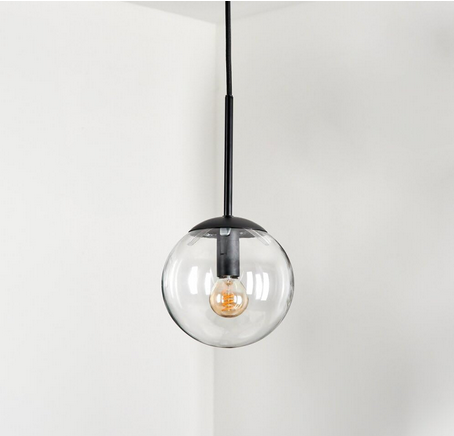 Ceiling Lamp - Metal - Black - 60 x 60 x 120 cm