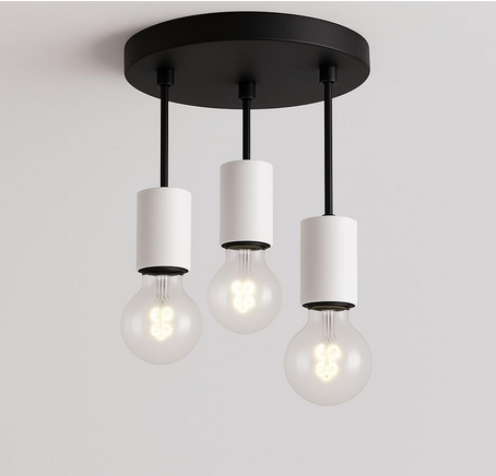 مصباح سقف - معدن - أسود - 60 × 60 × 120 سم