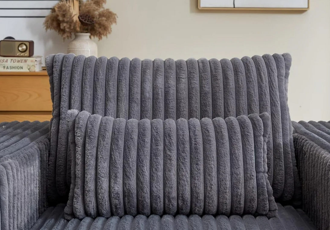 كرسي - خشب طبيعي - مخمل - متعدد الألوان - 125×90×90 سم