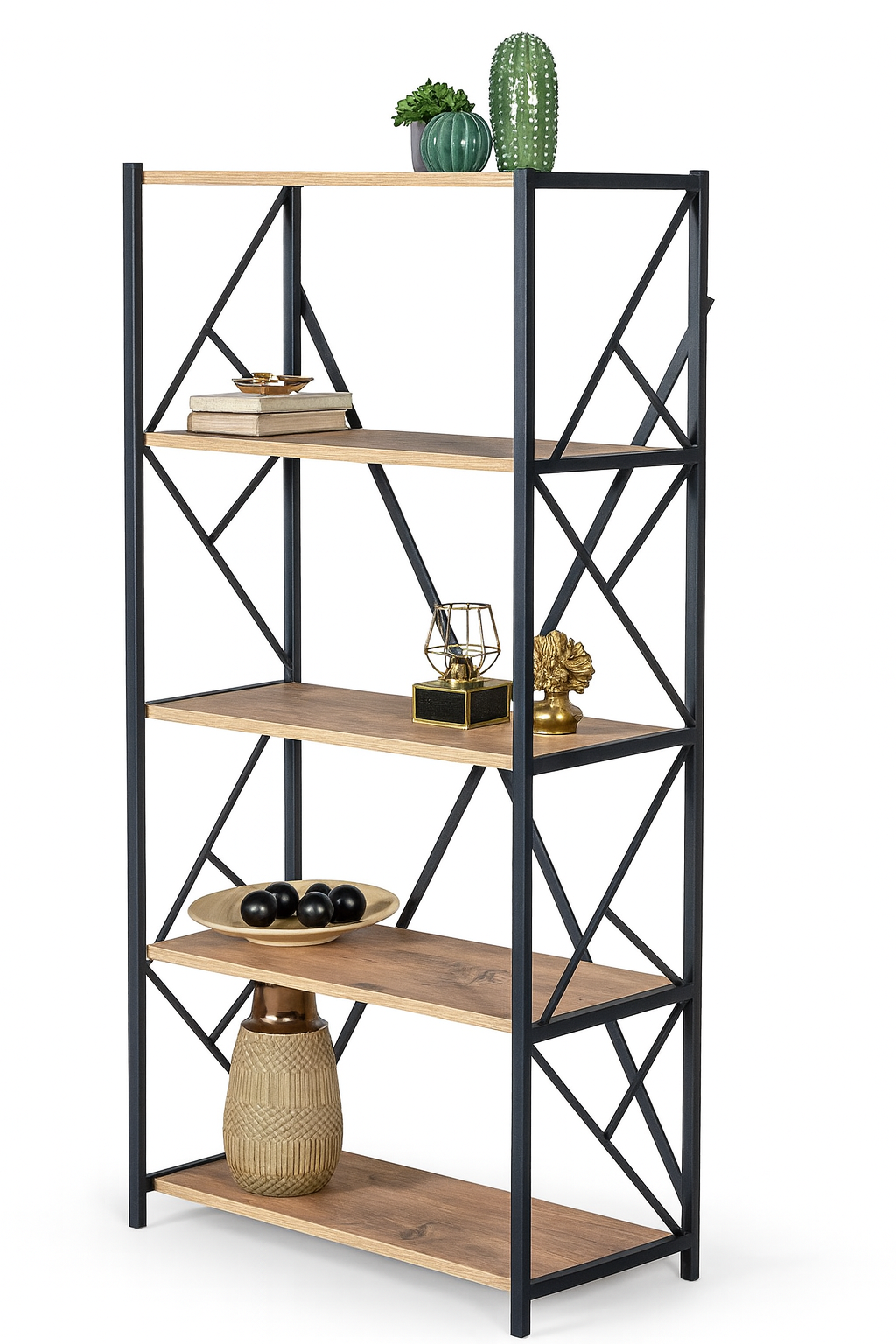 وحدة عرض - فولاذ - MDF - أسود.SG.DU.200.0059