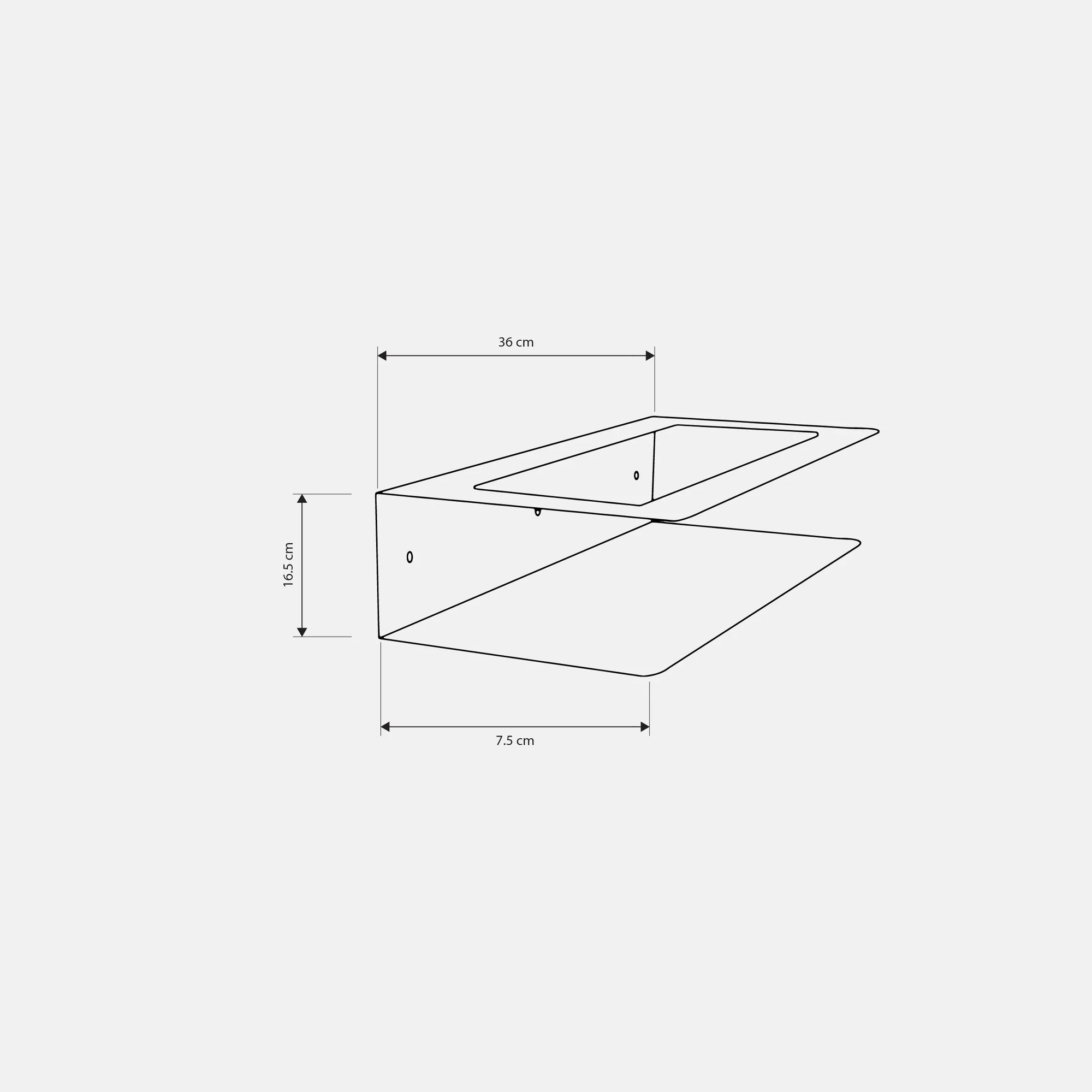 Shampoo Holder - Steel - Multi Color - 36×16×7.5 cm - Cataloug