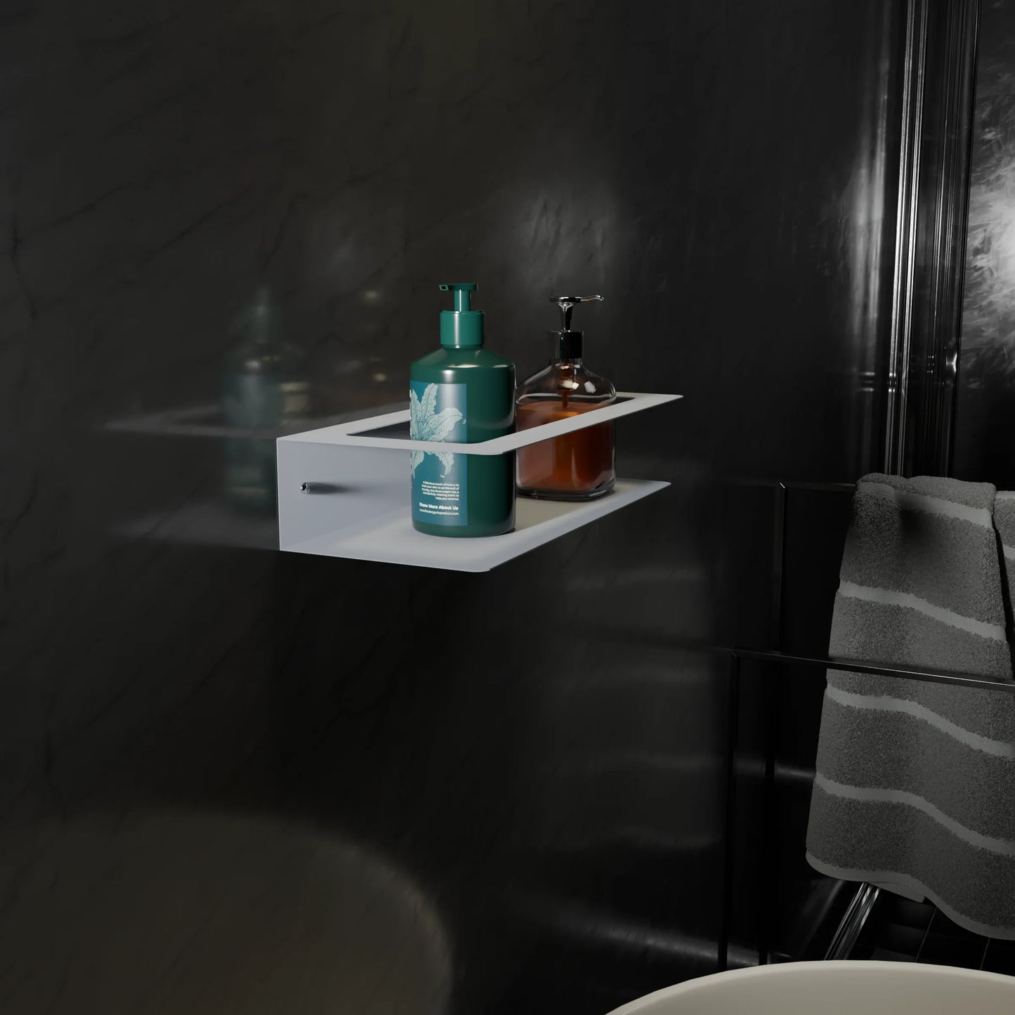 Shampoo Holder - Steel - Multi Color - 36×16×7.5 cm - Cataloug