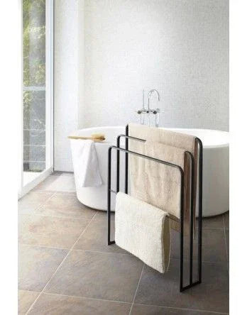 Towel Holder - Steel - Black - 60x20x60 cm - Cataloug