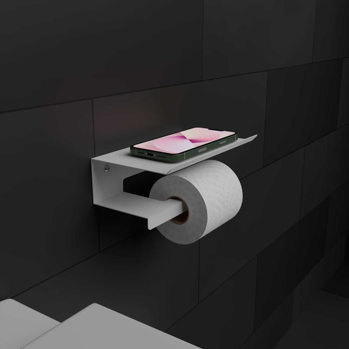 Paper Holder - Steel - Multi Color - 21×12.6×8.62 cm - Cataloug