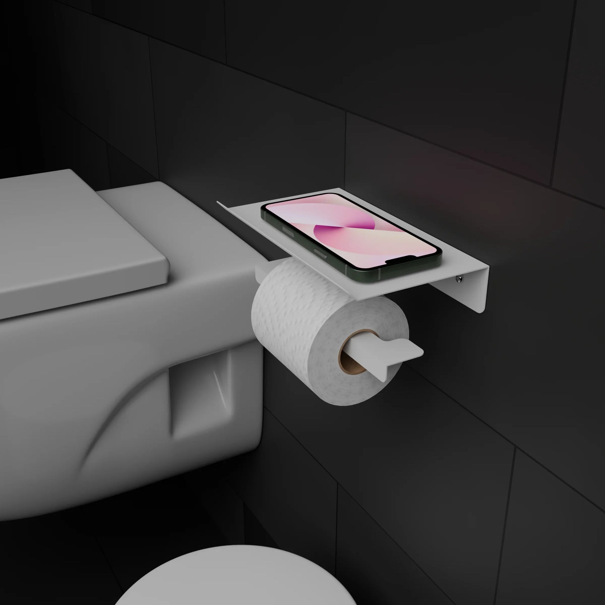 Paper Holder - Steel - Multi Color - 21×12.6×8.62 cm - Cataloug