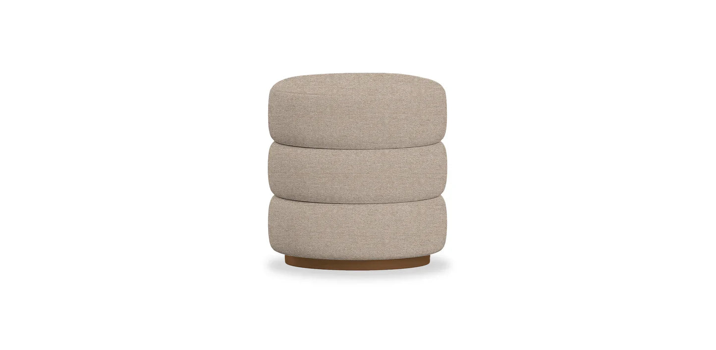 Pouf - Linen- Multi Color- 48x45 Cm - Cataloug