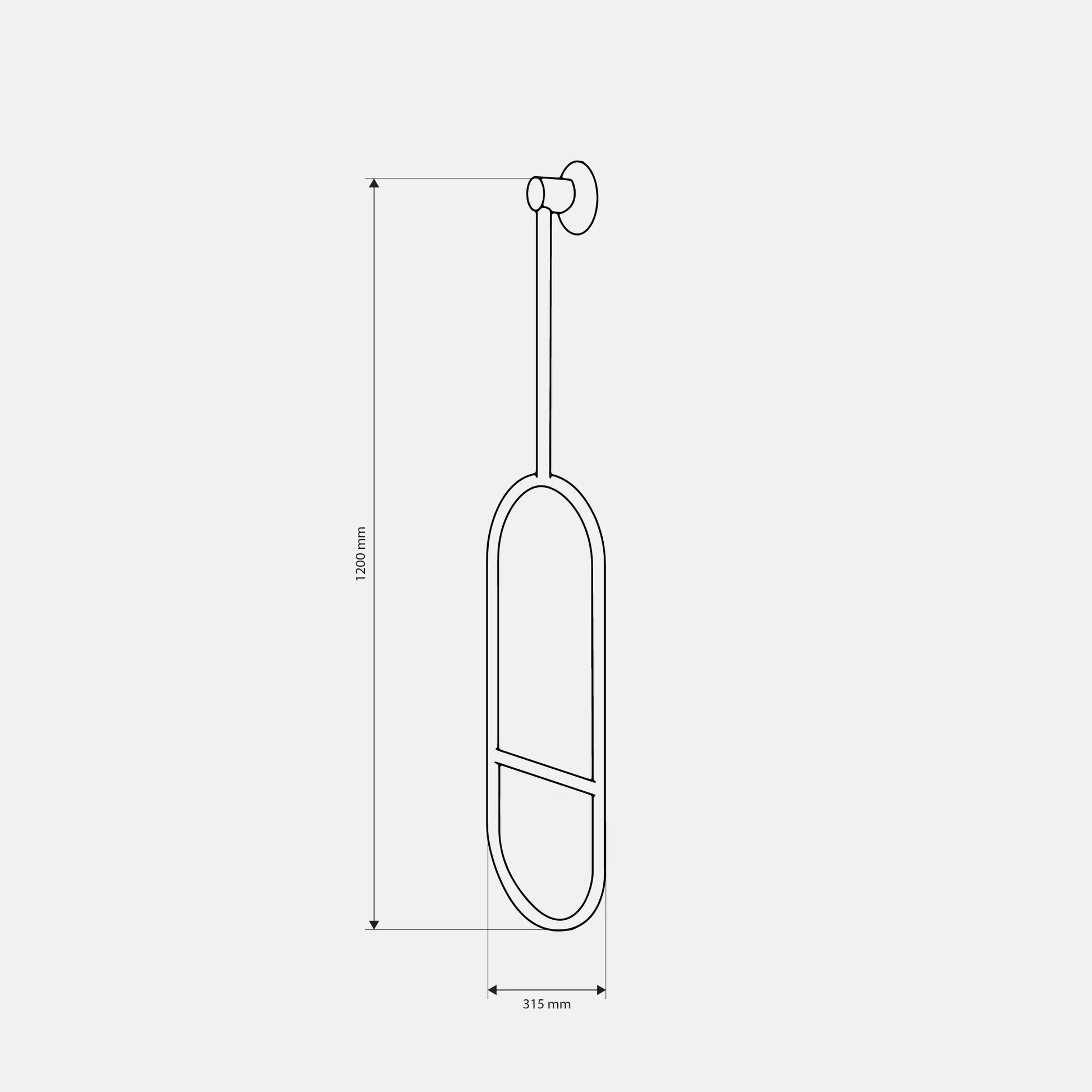 Towel Holder - Steel - Multi Color - 31.5×12×120 cm - Cataloug