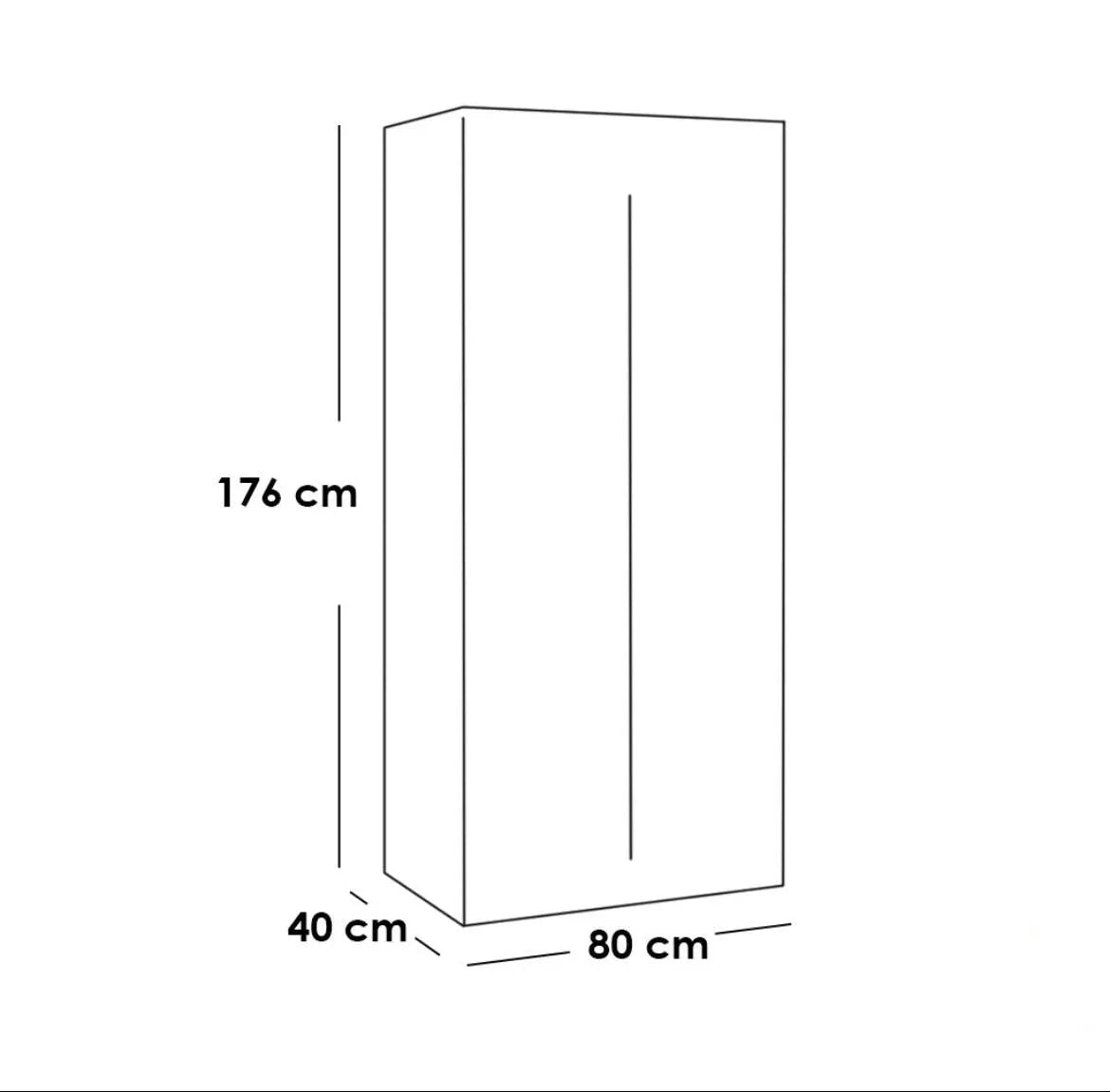 Wardrobe 80x176 - Cataloug