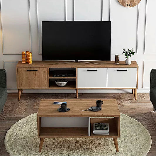 Bundle of TV Table and Coffee Table - Multi Color - Cataloug
