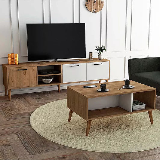 Bundle of TV Table and Coffee Table - Multi Color - Cataloug