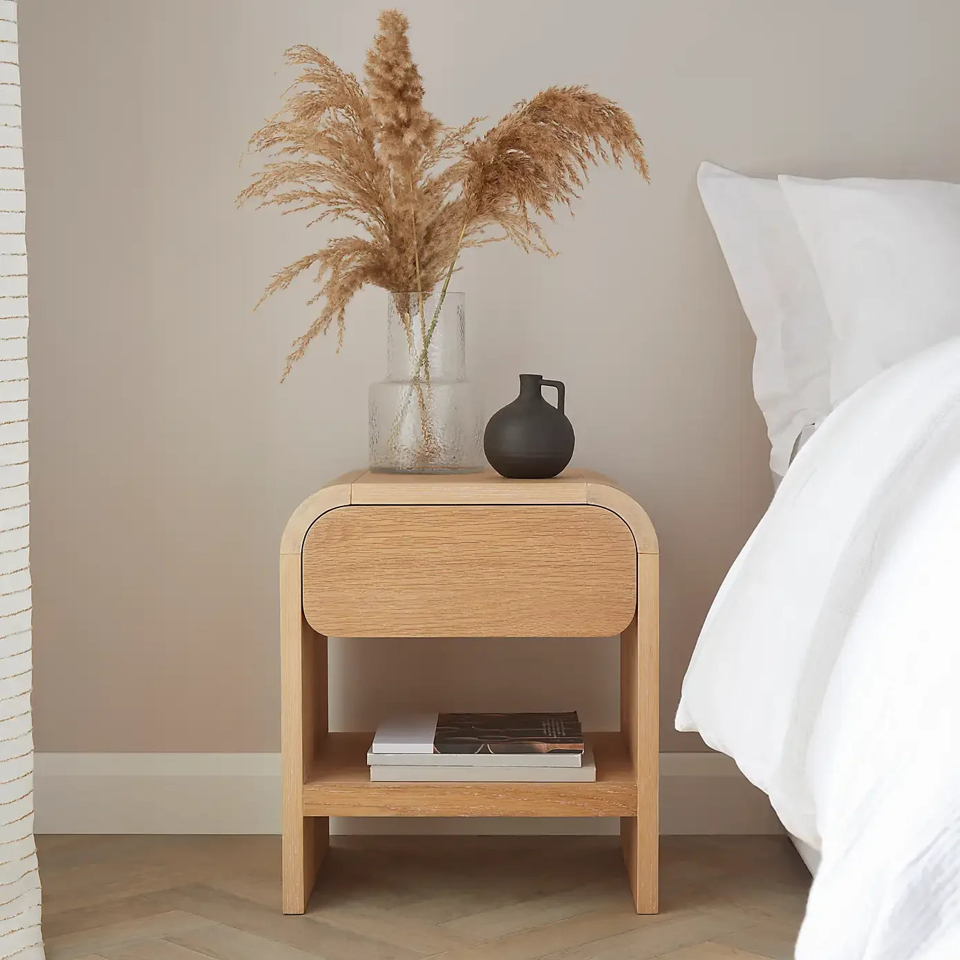 Commode - MDF Wood - Beige - 45x55x35 cm - Cataloug
