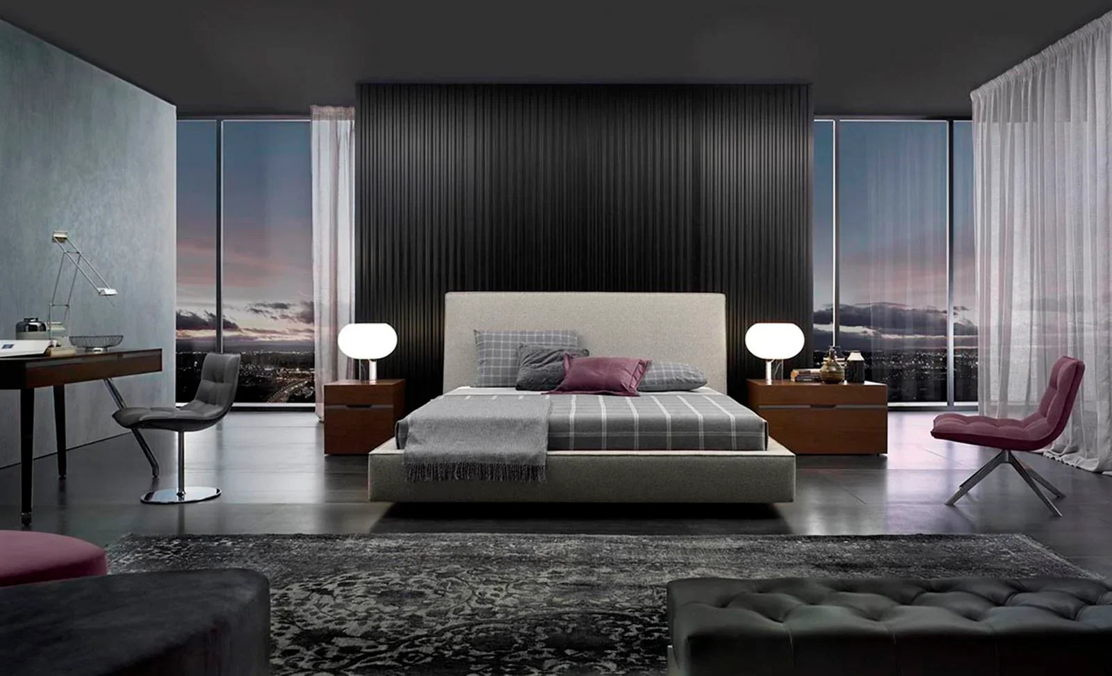 Bed - MDF - Linen - Beige - 180 cm - Cataloug