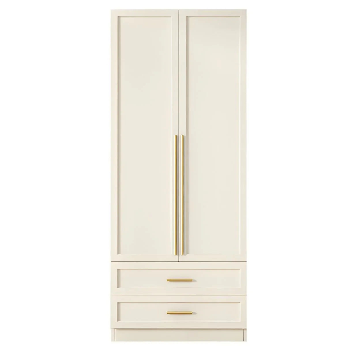 Wardrobe - MDF Wood - White - 180x60x220 cm