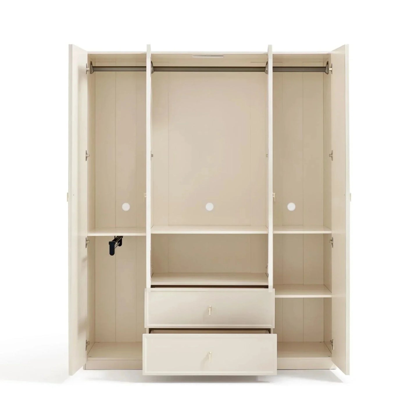 Wardrobe - MDF Wood - White - 180x60x220 cm