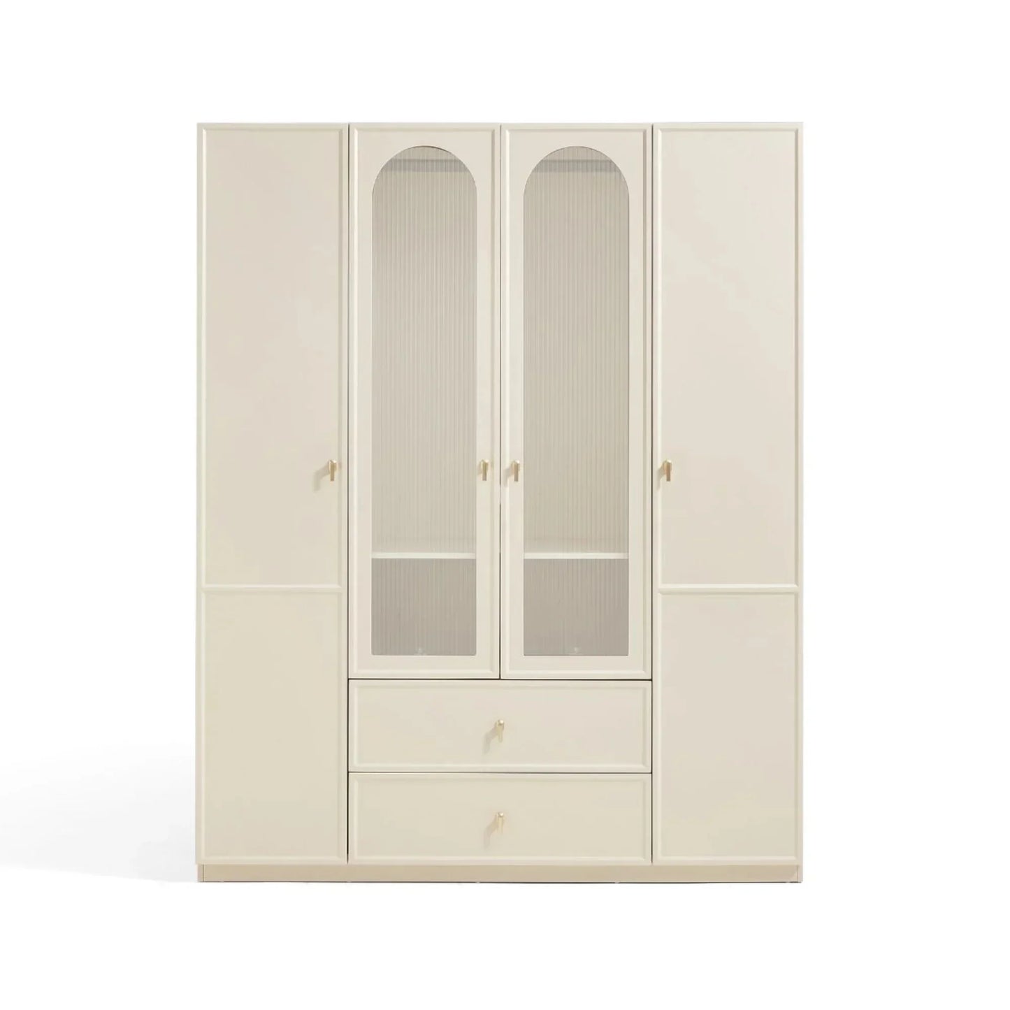 Wardrobe - MDF Wood - White - 180x60x220 cm