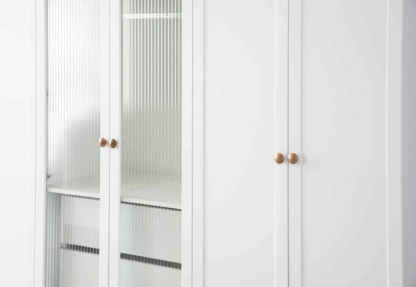 Wardrobe - MDF Wood - White - 270x60x230 cm