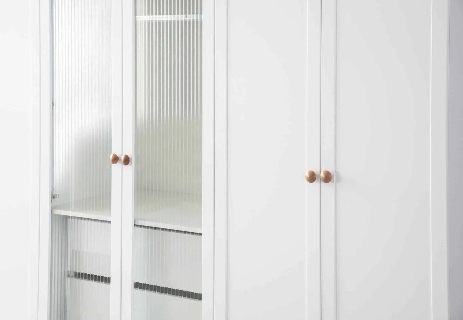 Wardrobe - MDF Wood - White - 270x60x230 cm - Cataloug