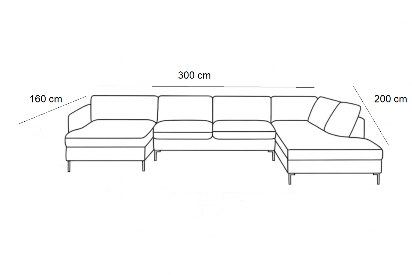 أريكة - خشب زان - كتان - رمادي فاتح - BW.SO.503.0024