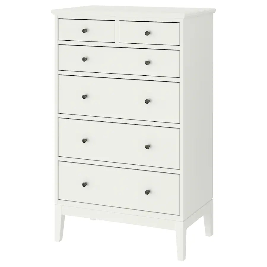 Drawer Unit - MDF Wood - White - 84×135×50 cm