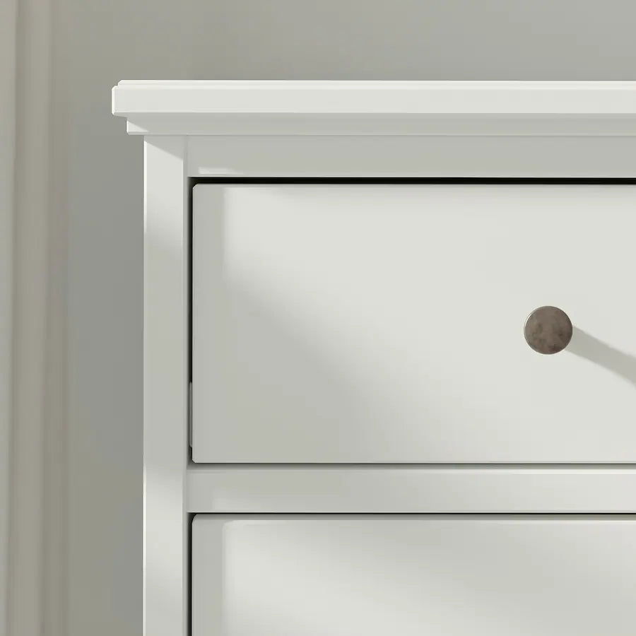 Drawer Unit - MDF Wood - White - 84×135×50 cm