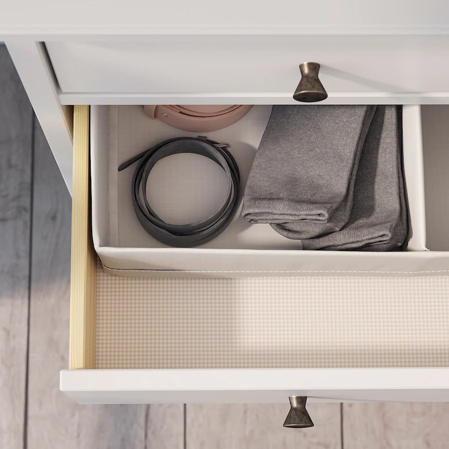 Drawer Unit - MDF Wood - White - 84×135×50 cm