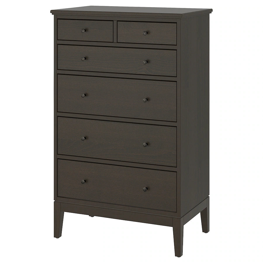 Drawer Unit - MDF Wood - Brown - 84×135×50 cm