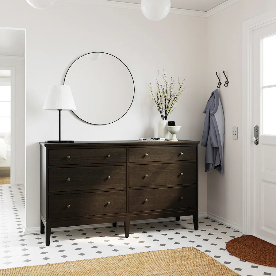 Drawer Unit - MDF Wood - Brown - 162×95×50 cm