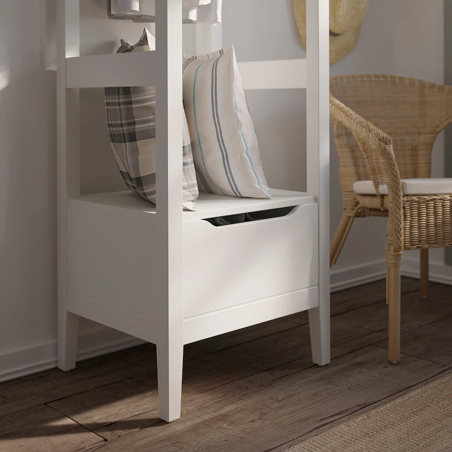 Wardrobe - MDF Wood - White -180x59x211 cm