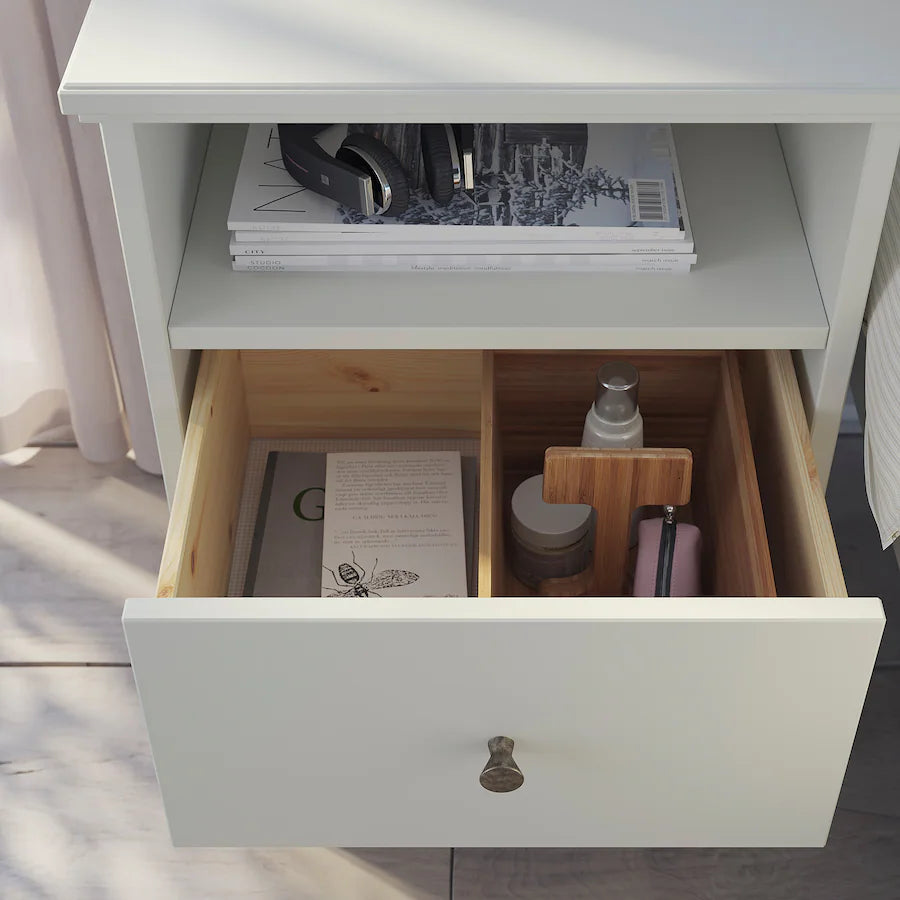 Commode - MDF Wood - White - 47x40x68 cm