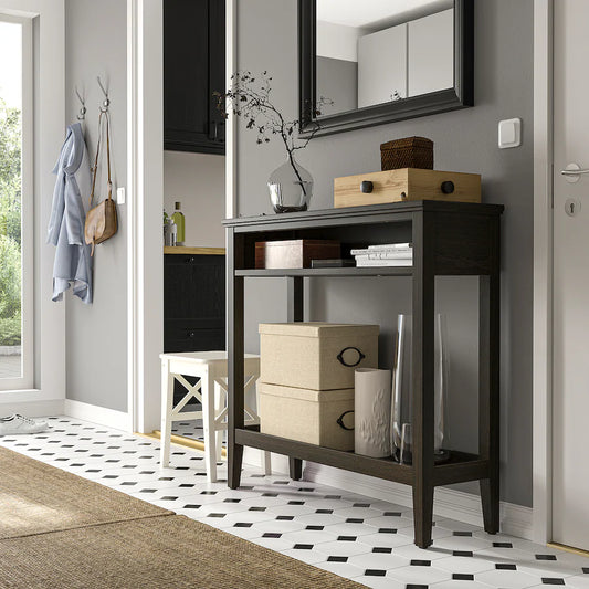 كونسول - خشب MDF - بني - 104x32x95 سم