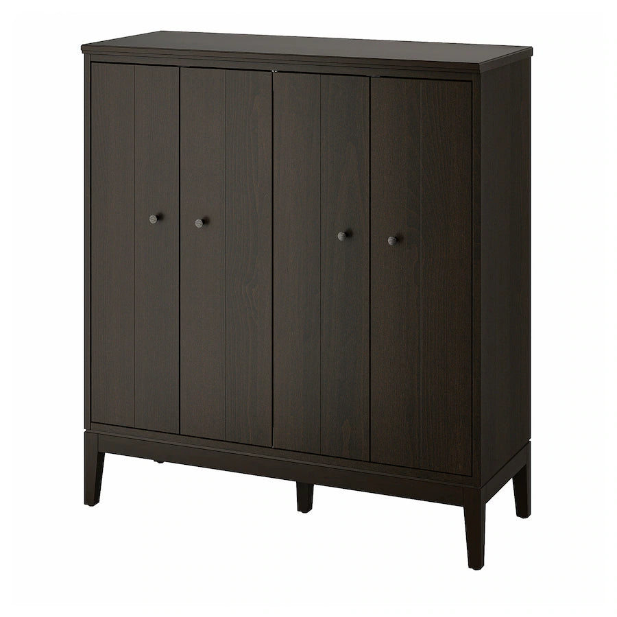 Cabinet - MDF Wood - Brown - 121x50x135 cm