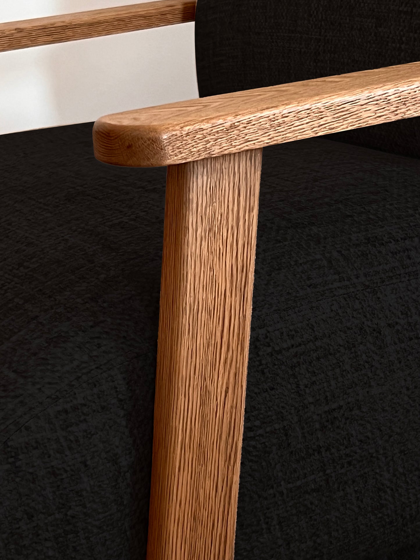 Chair - Oak Wood - Linen- Multi color - 85x85x90 cm - Cataloug