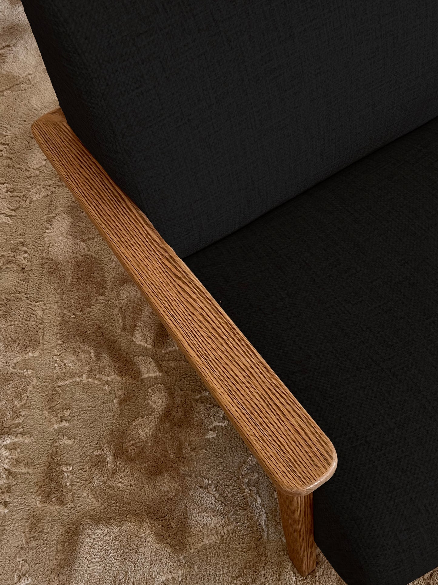 Chair - Oak Wood - Linen- Multi color - 85x85x90 cm - Cataloug