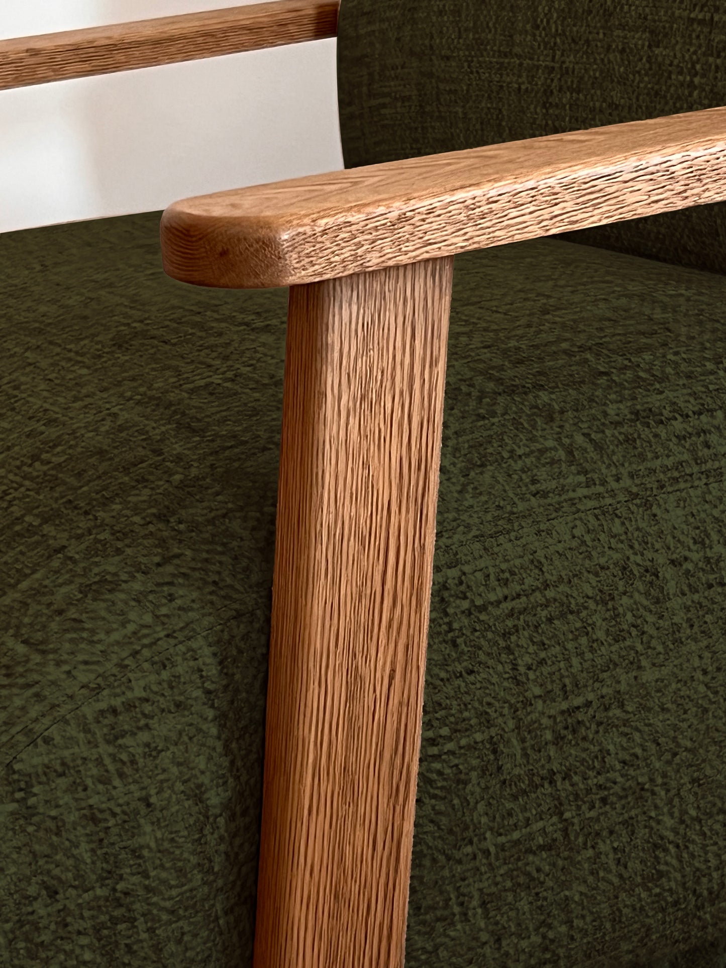 Chair - Oak Wood - Linen- Multi color - 85x85x90 cm - Cataloug