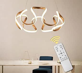 Chandelier - Metal & Plastic - Black - 60×60×60 cm