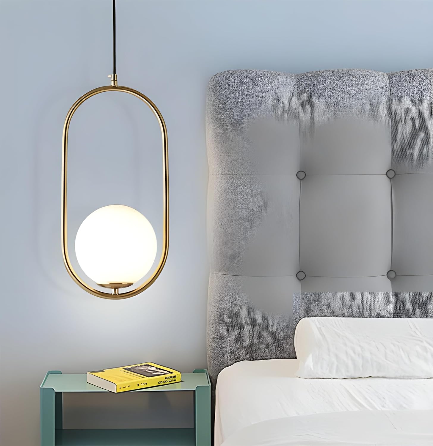 Ceiling Lamp - Metal - Gold - 60×20×100 cm