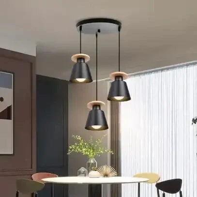 Chandelier - Aluminum - Black - 50×30×50 cm