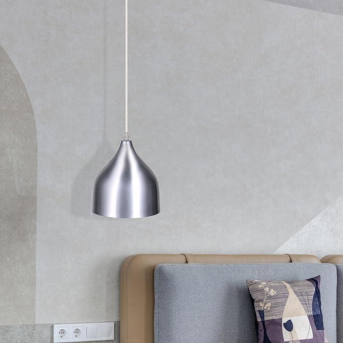 Ceiling Lamp - Aluminum - Grey - 50×20×50 cm