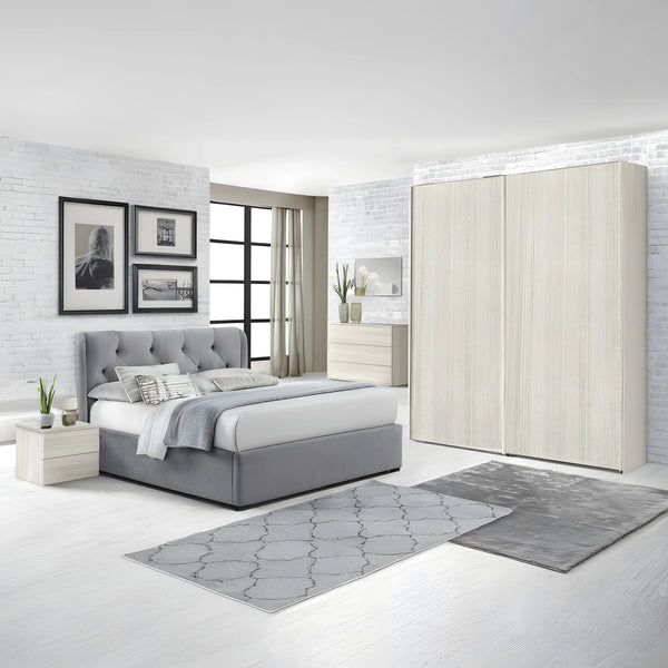 Full Bedroom - MDF - Beige & Grey - Cataloug
