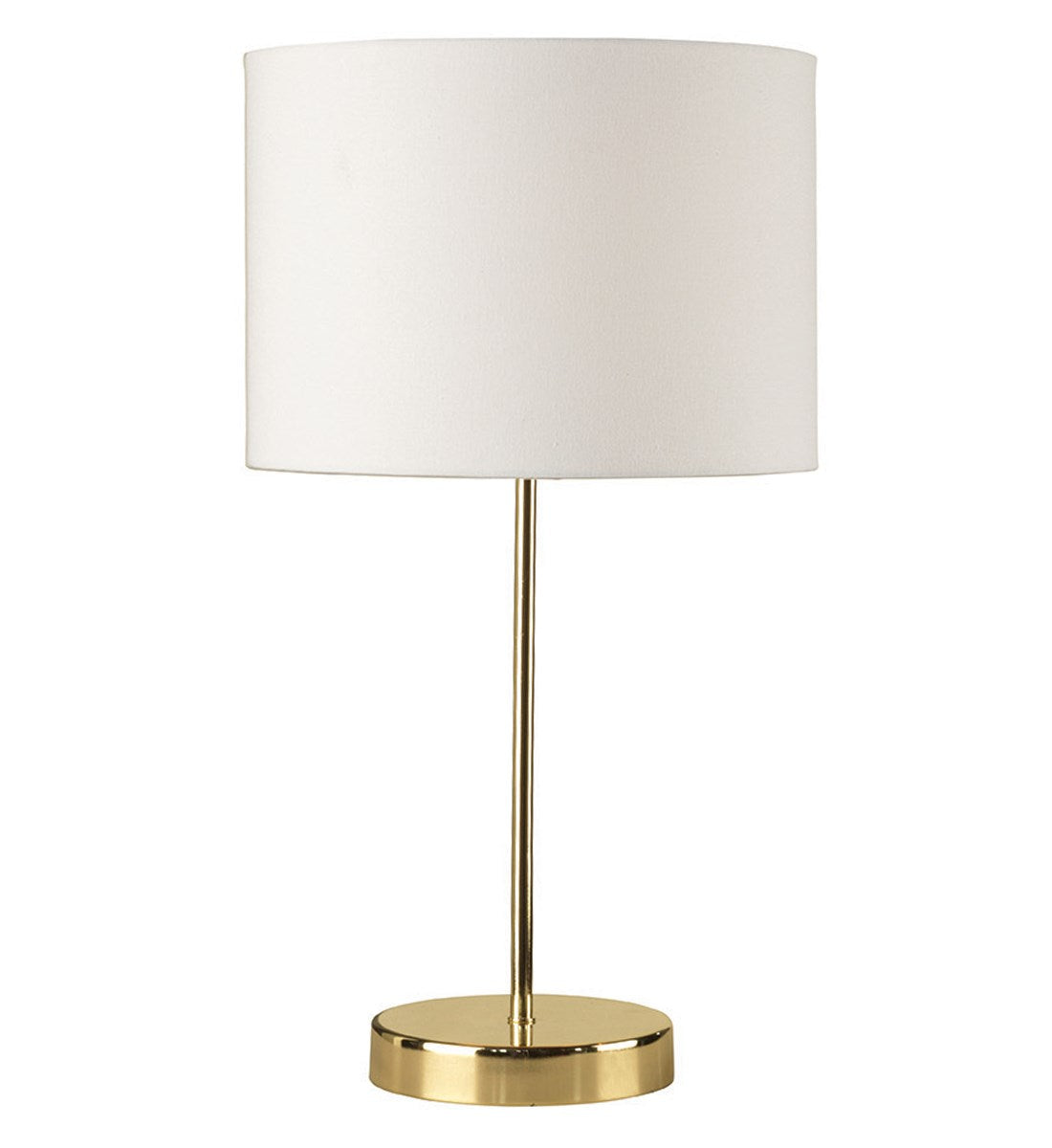 Desk Lamp - Metal - Gold & White - 45 x 20 cm